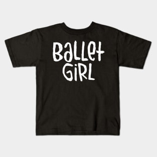 Ballet Dance Mom, Typography Ballet Mom Kids T-Shirt